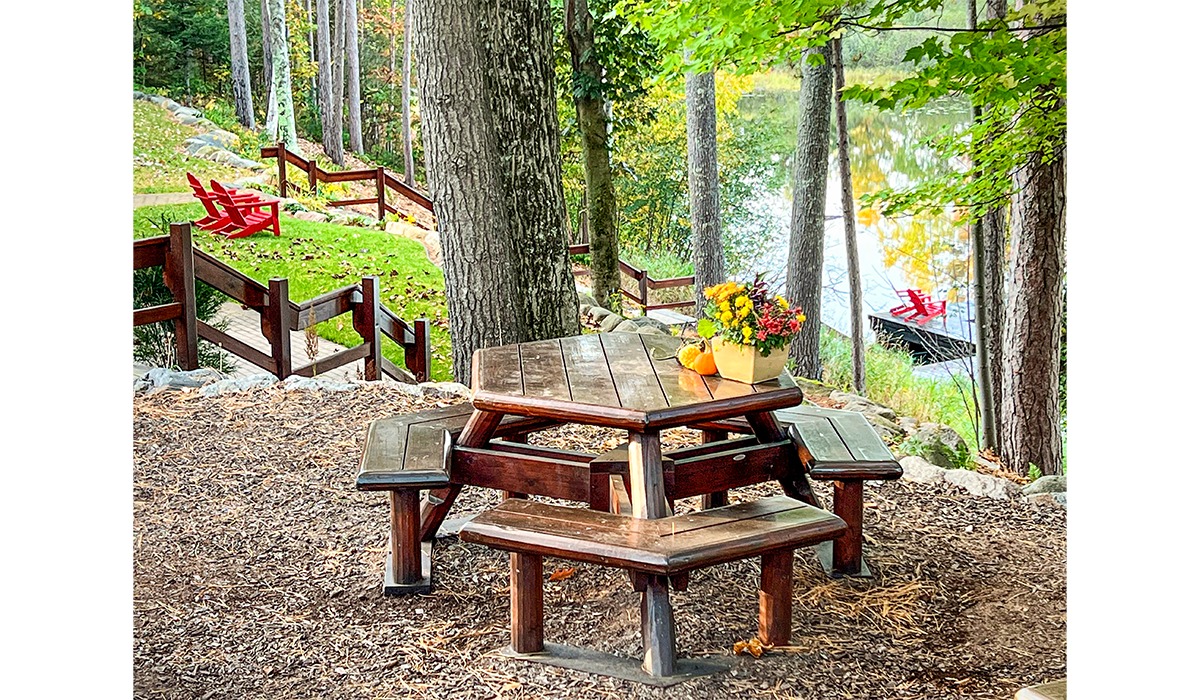 Our picnic area is always a hit with guests.