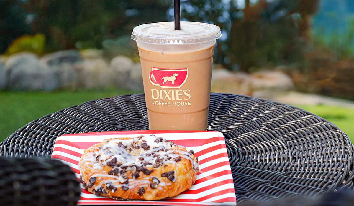 Pair your drink with a delicious muffin or pastry.