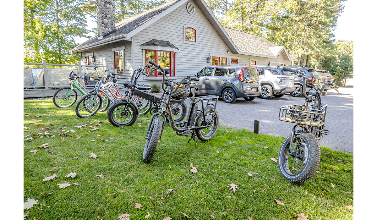 Dixie's is located on the Heart of Vilas County Bike Trail.
