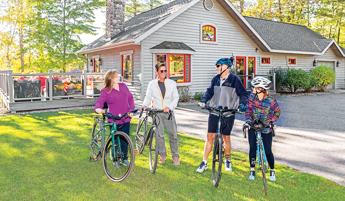 Dixie's is located on the Heart of Vilas County Bike Trail.
