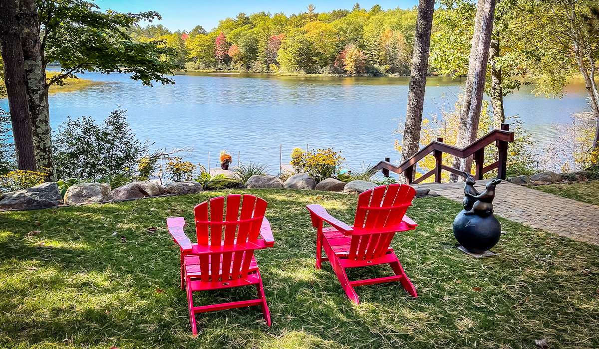 Sit back, relax and enjoy the tranquil view.