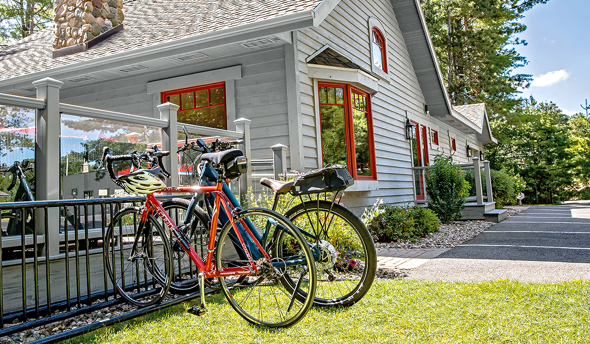 Dixie's is the perfect rest stop after a long bike ride.