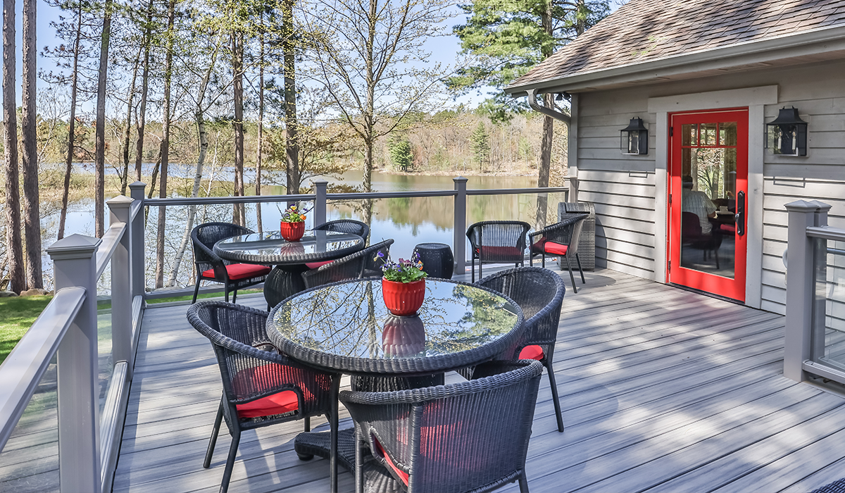 Soak in some sunshine on our relaxing deck.